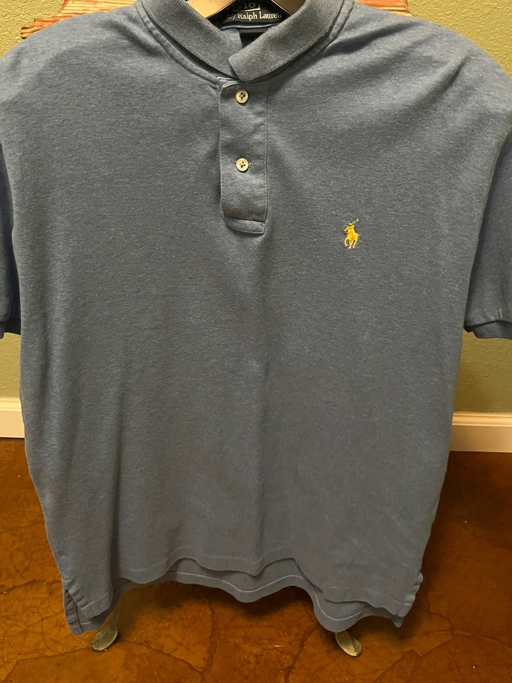 Polo by Ralph Lauren Slate Blue Short Sleeve Polo Sz M Mens